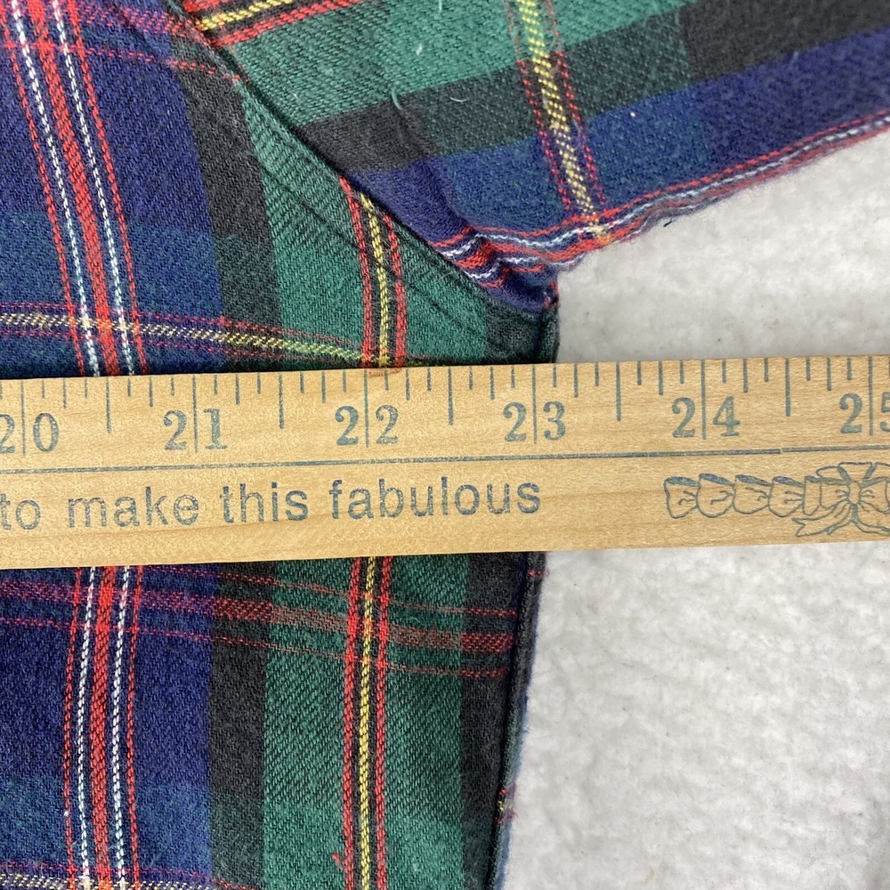 Vtg Woolrich Shirt Jacket Mens Sz M‎ Multicolor Plaid Quilt Lined Button Up - Picture 13 of 16